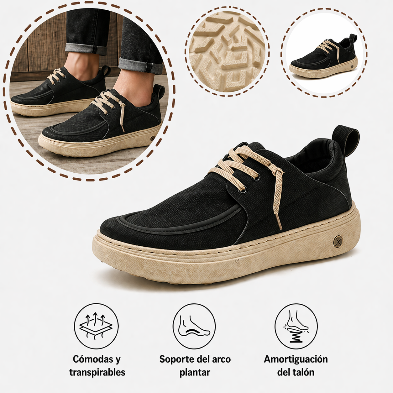 🔥 Męskie buty ze skóry cielęcej, ręcznie robione w Australii 👞 Inteligentne uśmierzanie bólu, łatwe zakładanie i zdejmowanie ✅ W pełni korygujące: wodoodporne i antypoślizgowe