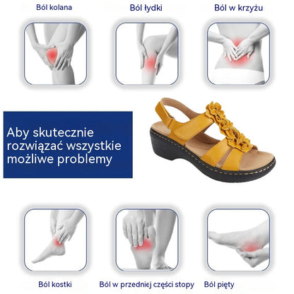 🔥 Sandalias ortopédicas de verano para mujer - Soporte para el arco, tacón plano - Ideales para quienes sufren de fascitis plantar - Caminar con facilidad, comodidad y sin dolor en cada paso ✅