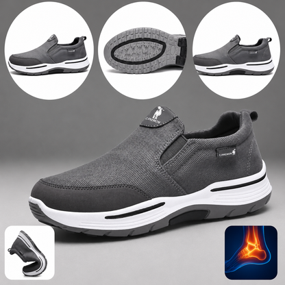 🔥Zapatos ortopédicos de diseño ergonómico⏰ Diseño con soporte para el arco del pie + zapatillas de lona transpirables 👞 Amplia gama de tallas: camina con confianza
