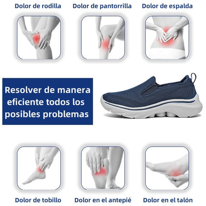 🔥 Zapatos ortopédicos con diseño ergonómico. ⏰ Malla ligera y transpirable. 👞 Tallas completas: camina con confianza