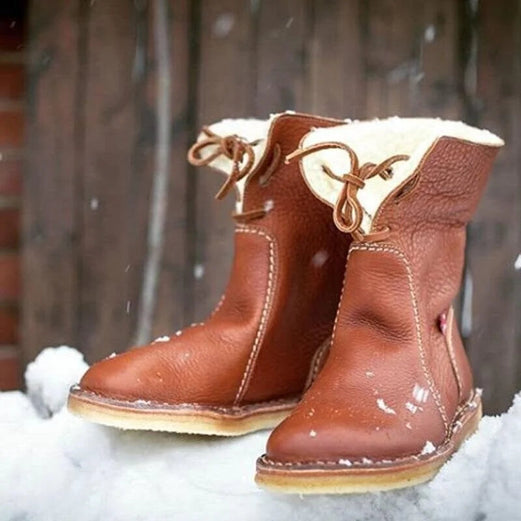 (🔥Ograniczona czasowo zniżka 50% - Nie przegap!)⏰ - Miękkie i wygodne buty z owczej skóry w stylu vintage (z podparciem łuku stopy dla łatwiejszego chodzenia)