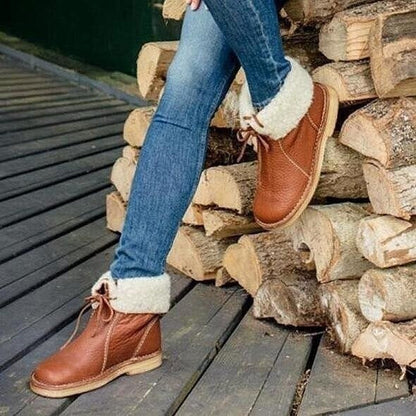 (🔥Ograniczona czasowo zniżka 50% - Nie przegap!)⏰ - Miękkie i wygodne buty z owczej skóry w stylu vintage (z podparciem łuku stopy dla łatwiejszego chodzenia)