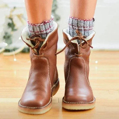 (🔥Ograniczona czasowo zniżka 50% - Nie przegap!)⏰ - Miękkie i wygodne buty z owczej skóry w stylu vintage (z podparciem łuku stopy dla łatwiejszego chodzenia)