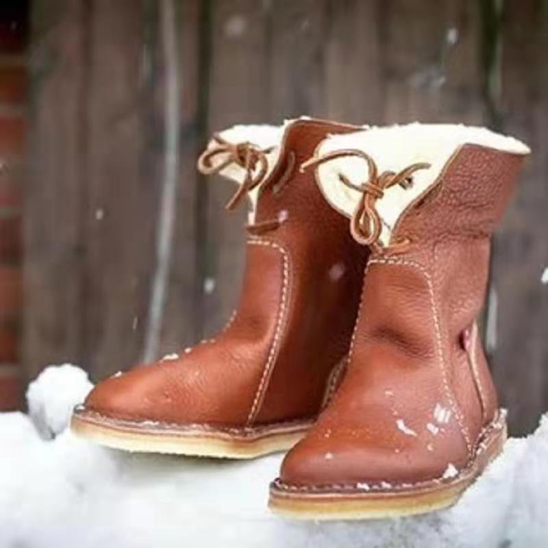 (🔥Ograniczona czasowo zniżka 50% - Nie przegap!)⏰ - Miękkie i wygodne buty z owczej skóry w stylu vintage (z podparciem łuku stopy dla łatwiejszego chodzenia)