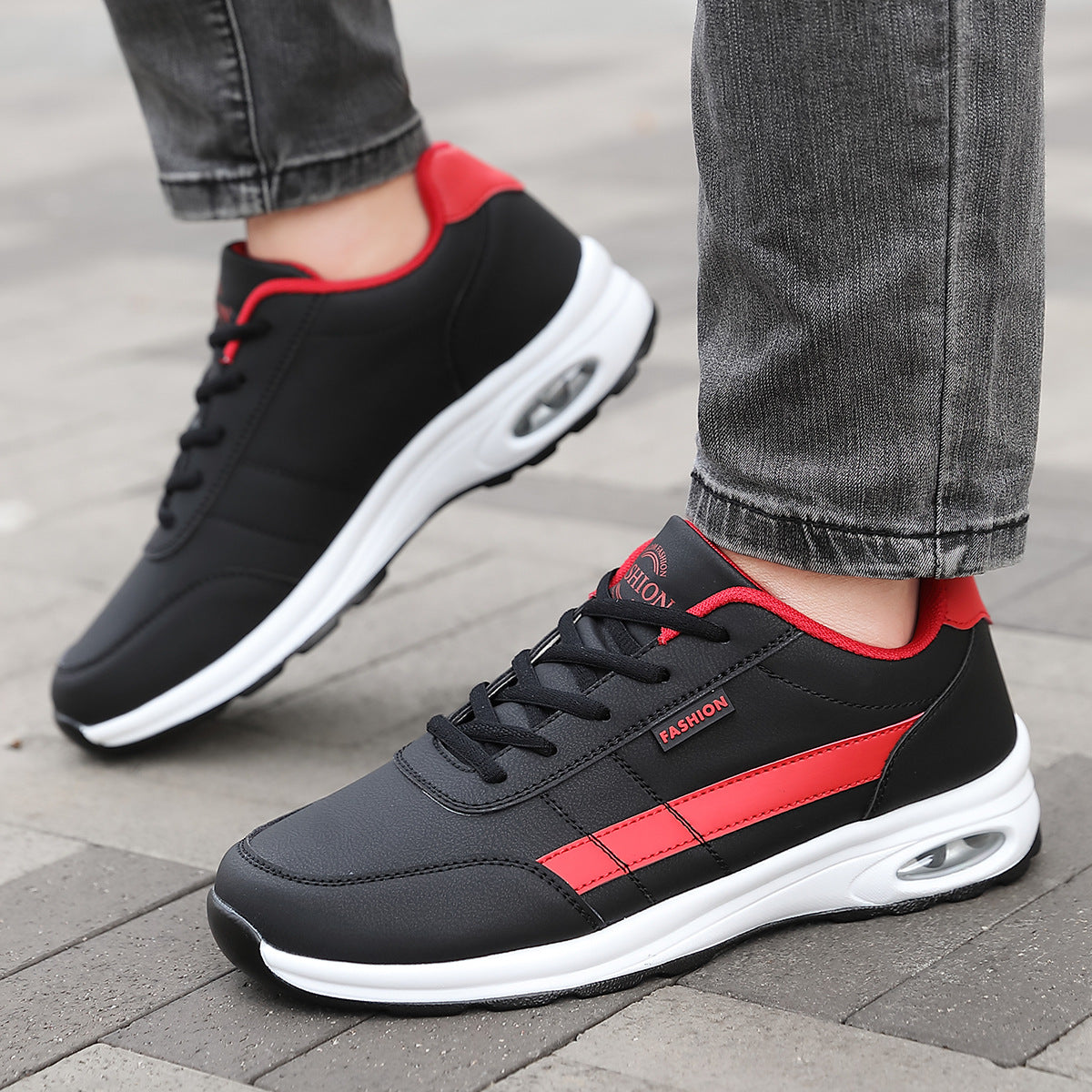⏰50% zniżki na nowe produkty, tylko dzisiaj Męskie buty codzienne 👞Ulepszona wersja z podeszwą powietrzną, wygodna i oddychająca, z podparciem łuku stopy ✅Specjalna cena