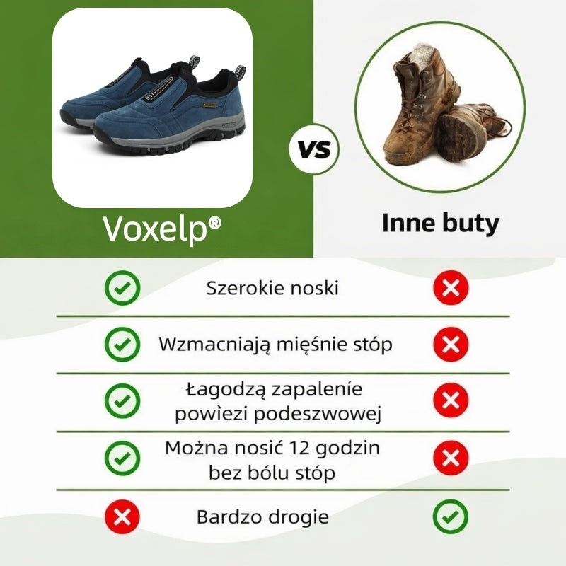 🔥 50% zniżki tylko dziś! Nie przegap! ⏰ Ergonomicznie zaprojektowane buty ortopedyczne – zapewniają naturalne wsparcie łuku stopy 👞 Skutecznie łagodzą ból stóp