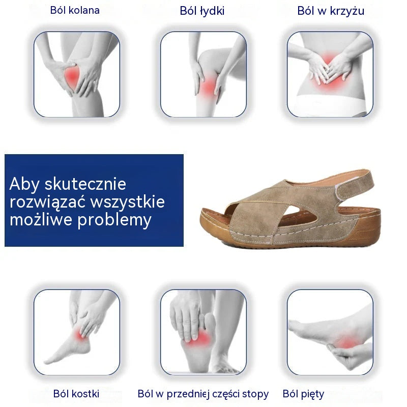 🔥 Oferta ograniczona czasowo: 50% zniżki! Letnie sandały ortopedyczne: ergonomicznie zaprojektowane dla wygody, przewiewności i łagodzenia bólu ✅