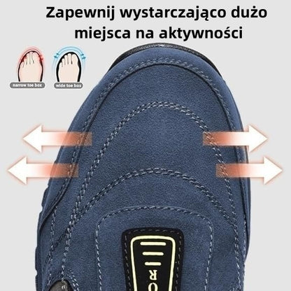 🔥 50% zniżki tylko dziś! Nie przegap! ⏰ Ergonomicznie zaprojektowane buty ortopedyczne – zapewniają naturalne wsparcie łuku stopy 👞 Skutecznie łagodzą ból stóp
