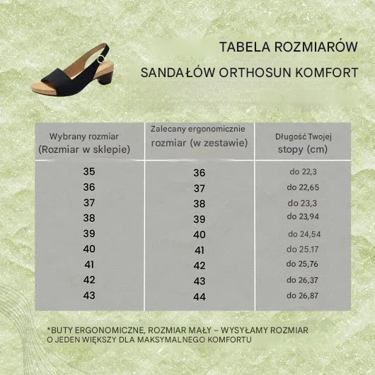 Sandały ortopedyczne – Wygodne sandały dla kobiet | Ergonomiczne wsparcie