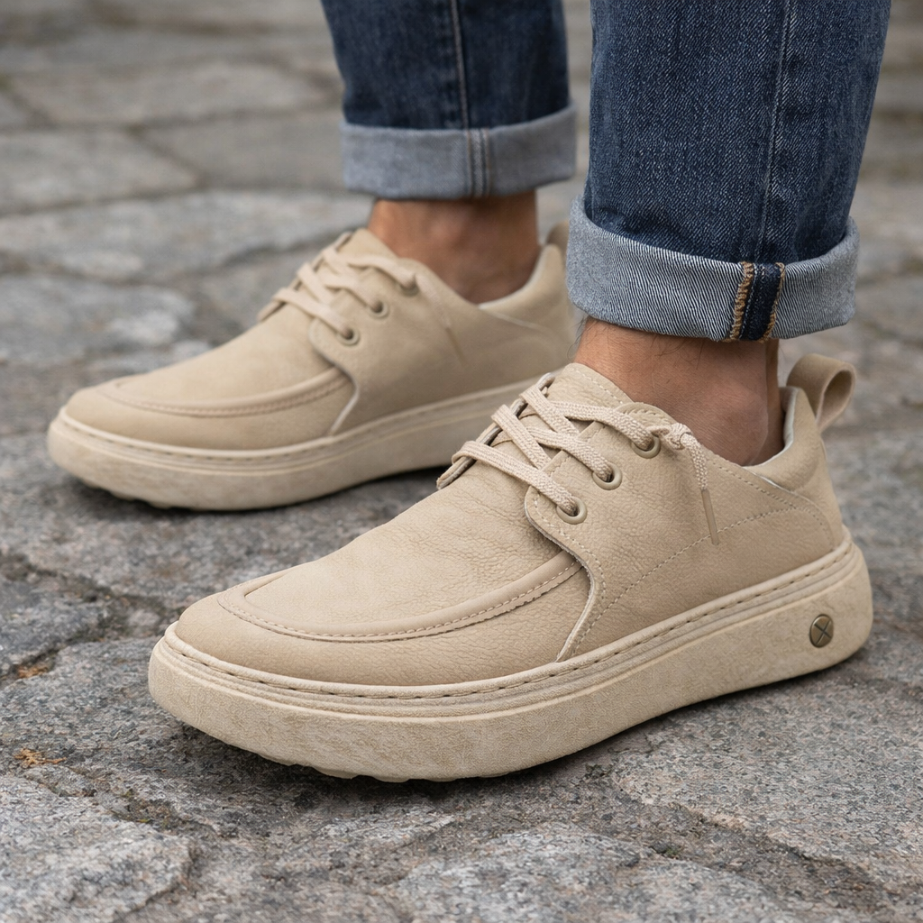 🔥 Męskie buty ze skóry cielęcej, ręcznie robione w Australii 👞 Inteligentne uśmierzanie bólu, łatwe zakładanie i zdejmowanie ✅ W pełni korygujące: wodoodporne i antypoślizgowe