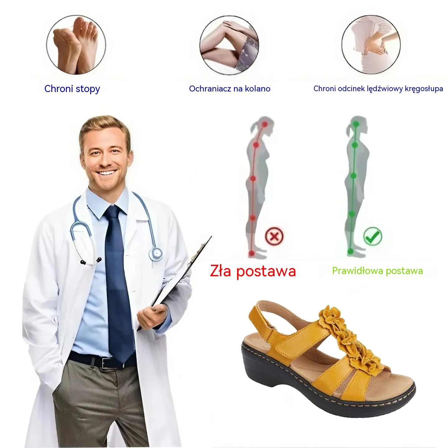 🔥 Sandalias ortopédicas de verano para mujer - Soporte para el arco, tacón plano - Ideales para quienes sufren de fascitis plantar - Caminar con facilidad, comodidad y sin dolor en cada paso ✅