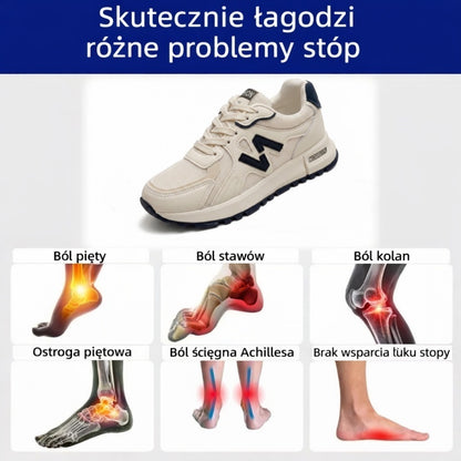 🔥 50% zniżki tylko dziś! Nie przegap! ⏰ Ergonomicznie zaprojektowane buty ortopedyczne – zapewniają naturalne wsparcie łuku stopy 👞 Skutecznie łagodzą ból stóp