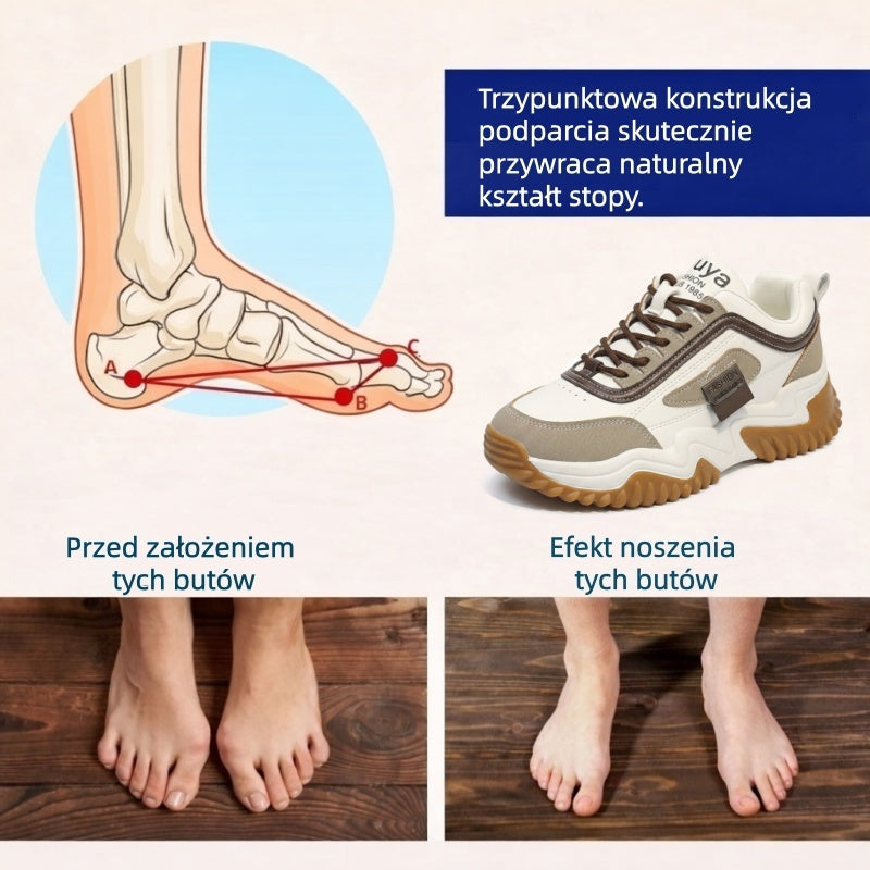 🔥 50% zniżki tylko dziś! Nie przegap! ⏰ Ergonomicznie zaprojektowane buty ortopedyczne – zapewniają naturalne wsparcie łuku stopy 👞 Skutecznie łagodzą ból stóp