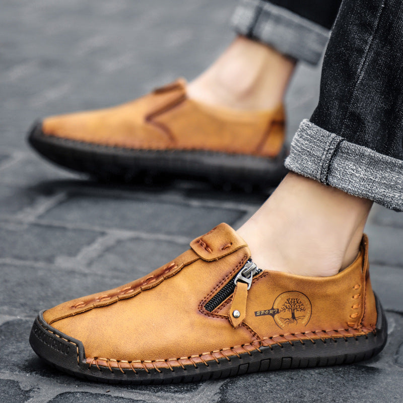 【🎉 60% zniżki przez ograniczony czas, tylko dziś. Nie przegap!】 - Męskie buty ortopedyczne wykonane z australijskiej skóry cielęcej. 👞 Komfort chodzenia i ulga w bólu ✅