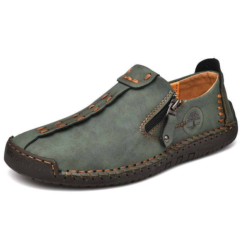 【🎉 60% zniżki przez ograniczony czas, tylko dziś. Nie przegap!】 - Męskie buty ortopedyczne wykonane z australijskiej skóry cielęcej. 👞 Komfort chodzenia i ulga w bólu ✅