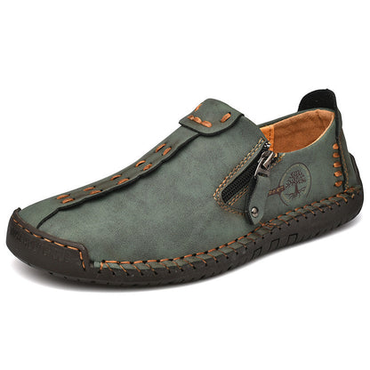 【🎉 60% zniżki przez ograniczony czas, tylko dziś. Nie przegap!】 - Męskie buty ortopedyczne wykonane z australijskiej skóry cielęcej. 👞 Komfort chodzenia i ulga w bólu ✅