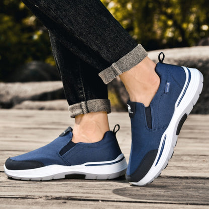 🔥Zapatos ortopédicos de diseño ergonómico⏰ Diseño con soporte para el arco del pie + zapatillas de lona transpirables 👞 Amplia gama de tallas: camina con confianza