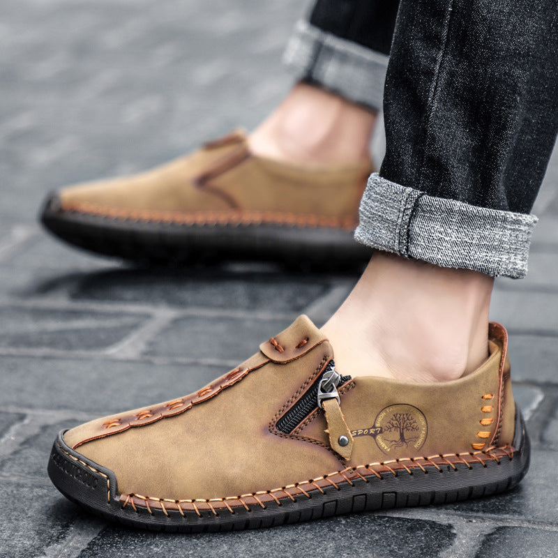 【🎉 60% zniżki przez ograniczony czas, tylko dziś. Nie przegap!】 - Męskie buty ortopedyczne wykonane z australijskiej skóry cielęcej. 👞 Komfort chodzenia i ulga w bólu ✅