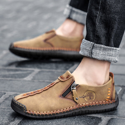 【🎉 60% zniżki przez ograniczony czas, tylko dziś. Nie przegap!】 - Męskie buty ortopedyczne wykonane z australijskiej skóry cielęcej. 👞 Komfort chodzenia i ulga w bólu ✅
