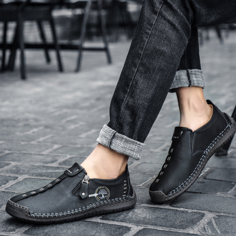 【🎉 60% zniżki przez ograniczony czas, tylko dziś. Nie przegap!】 - Męskie buty ortopedyczne wykonane z australijskiej skóry cielęcej. 👞 Komfort chodzenia i ulga w bólu ✅
