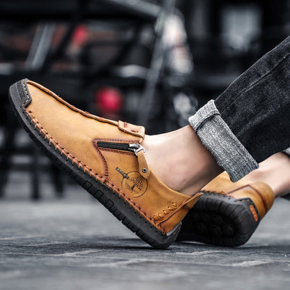 【🎉 60% zniżki przez ograniczony czas, tylko dziś. Nie przegap!】 - Męskie buty ortopedyczne wykonane z australijskiej skóry cielęcej. 👞 Komfort chodzenia i ulga w bólu ✅