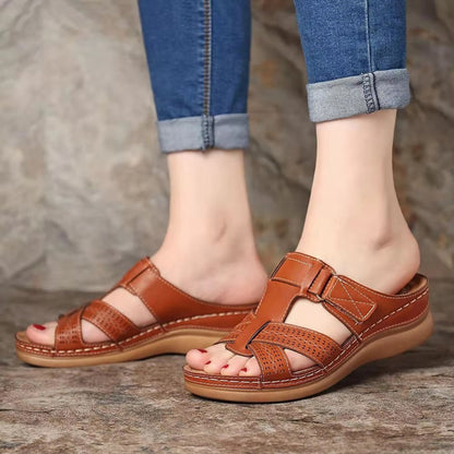 [🎁Dziś połowa ceny - nie przegap] Ergonomicznie zaprojektowane sandały ortopedyczne - bezbolesne chodzenie 👞 sprawiają, że chodzenie jest bardziej komfortowe