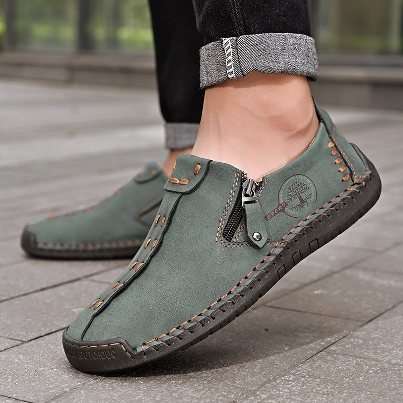 【🎉 60% zniżki przez ograniczony czas, tylko dziś. Nie przegap!】 - Męskie buty ortopedyczne wykonane z australijskiej skóry cielęcej. 👞 Komfort chodzenia i ulga w bólu ✅
