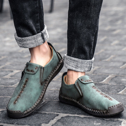 【🎉 60% zniżki przez ograniczony czas, tylko dziś. Nie przegap!】 - Męskie buty ortopedyczne wykonane z australijskiej skóry cielęcej. 👞 Komfort chodzenia i ulga w bólu ✅