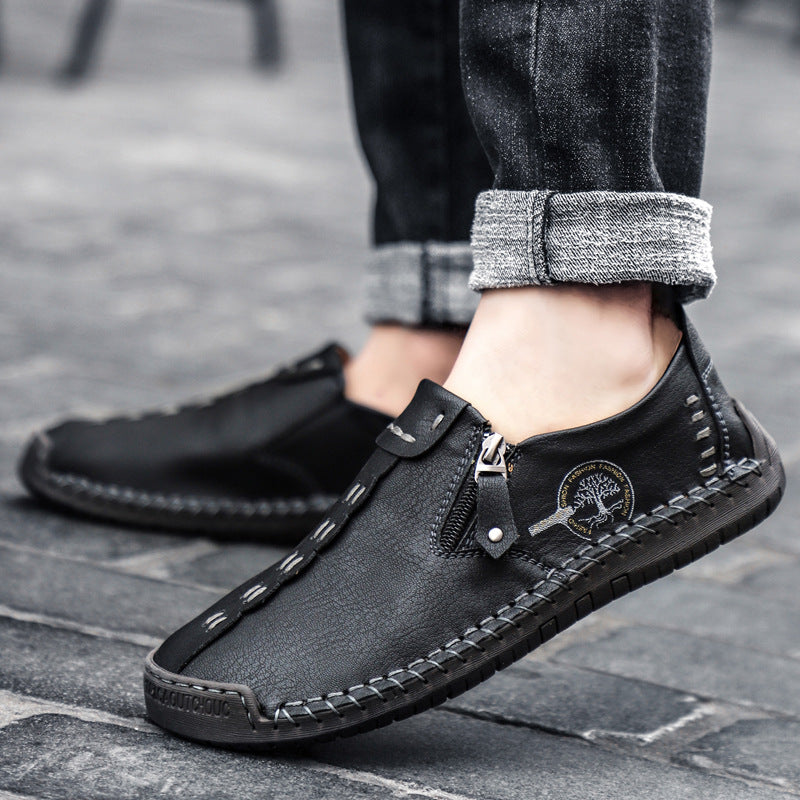 【🎉 60% zniżki przez ograniczony czas, tylko dziś. Nie przegap!】 - Męskie buty ortopedyczne wykonane z australijskiej skóry cielęcej. 👞 Komfort chodzenia i ulga w bólu ✅