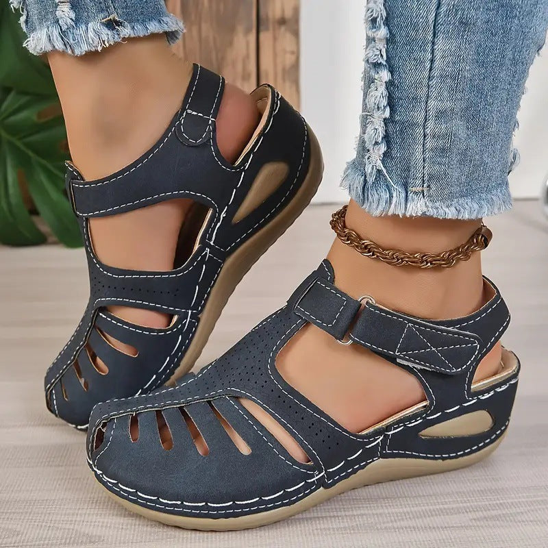 🎁Oferta por tiempo limitado: 30% de descuento🔥 Sandalias ajustables de punta abierta: elegantes y cómodas, protegen tus pies✅ Disponibles en varias tallas