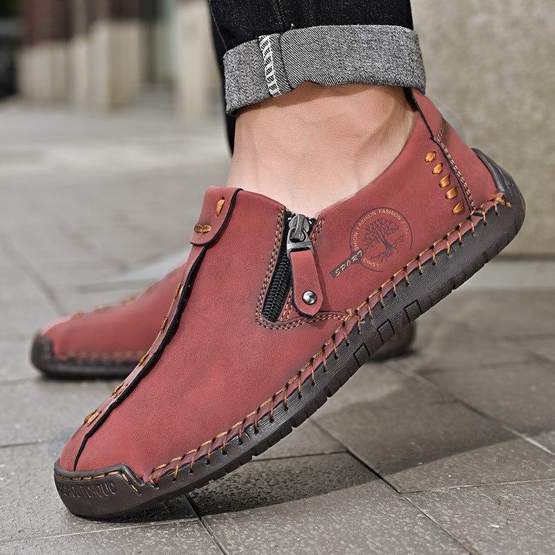 【🎉 60% zniżki przez ograniczony czas, tylko dziś. Nie przegap!】 - Męskie buty ortopedyczne wykonane z australijskiej skóry cielęcej. 👞 Komfort chodzenia i ulga w bólu ✅