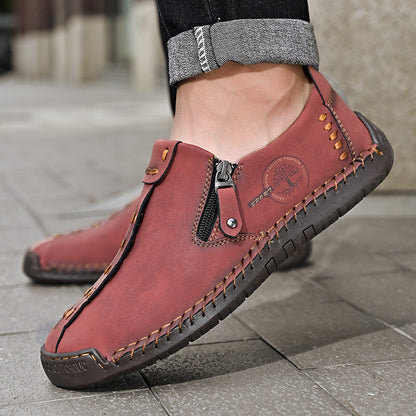 【🎉 60% zniżki przez ograniczony czas, tylko dziś. Nie przegap!】 - Męskie buty ortopedyczne wykonane z australijskiej skóry cielęcej. 👞 Komfort chodzenia i ulga w bólu ✅