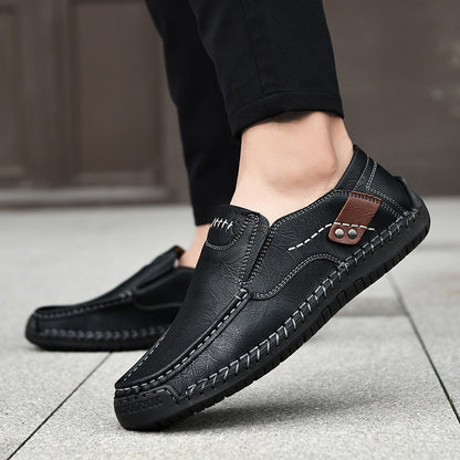 Mocasines de Cuero Premium - Comodidad y Estilo-Diseño ergonómico con soporte de arco, impermeables y antideslizantes. 🔥 ¡50% de descuento por tiempo limitado!
