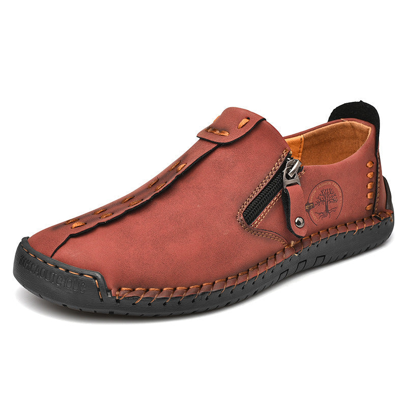 【🎉 60% zniżki przez ograniczony czas, tylko dziś. Nie przegap!】 - Męskie buty ortopedyczne wykonane z australijskiej skóry cielęcej. 👞 Komfort chodzenia i ulga w bólu ✅