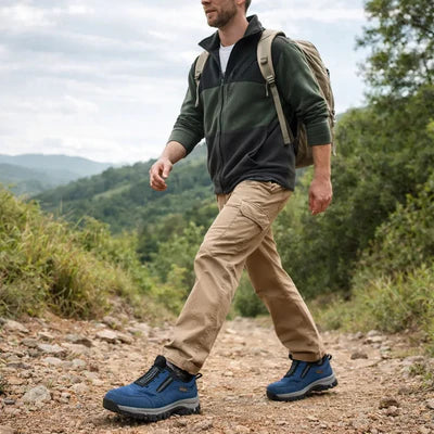 30% zniżki dzisiaj | Wygodne, codzienne buty męskie ze skóry jelenia 🦌 Miękkie, oddychające, amortyzujące i antypoślizgowe